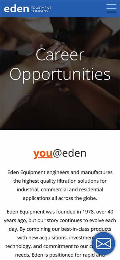 Eden Equipment Careers